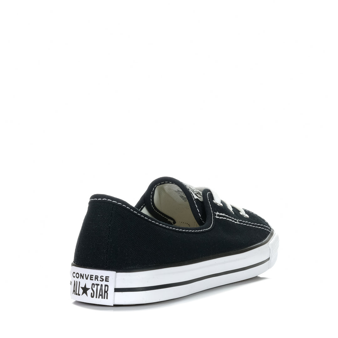 Converse Chuck Taylor Ballet Lace Low Black, 10 US, 11 US, 6 US, 7 US, 8 US, 9 US, black, Converse, low-tops, sneakers, womens