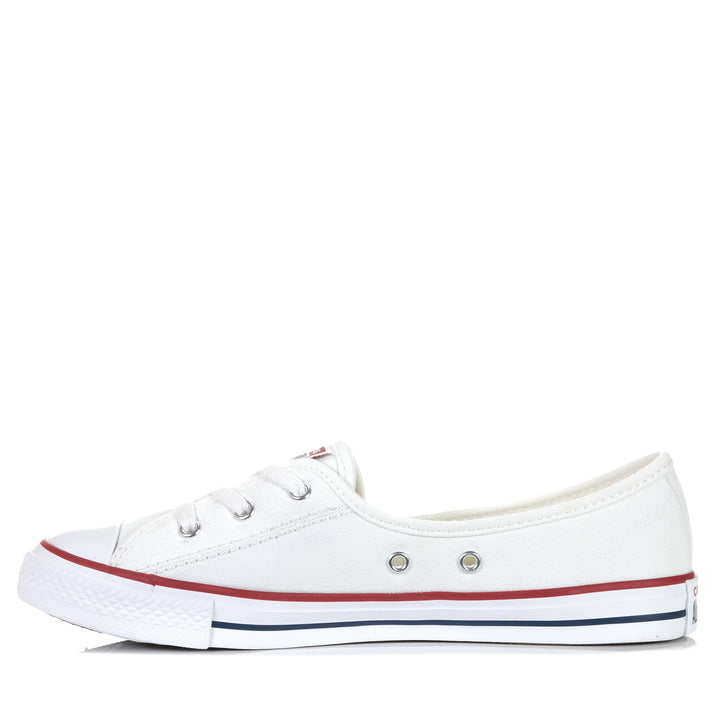 Converse Chuck Taylor Ballet Lace Low White, 10 US, 11 US, 6 US, 7 US, 8 US, 9 US, Converse, low-tops, sneakers, white, womens