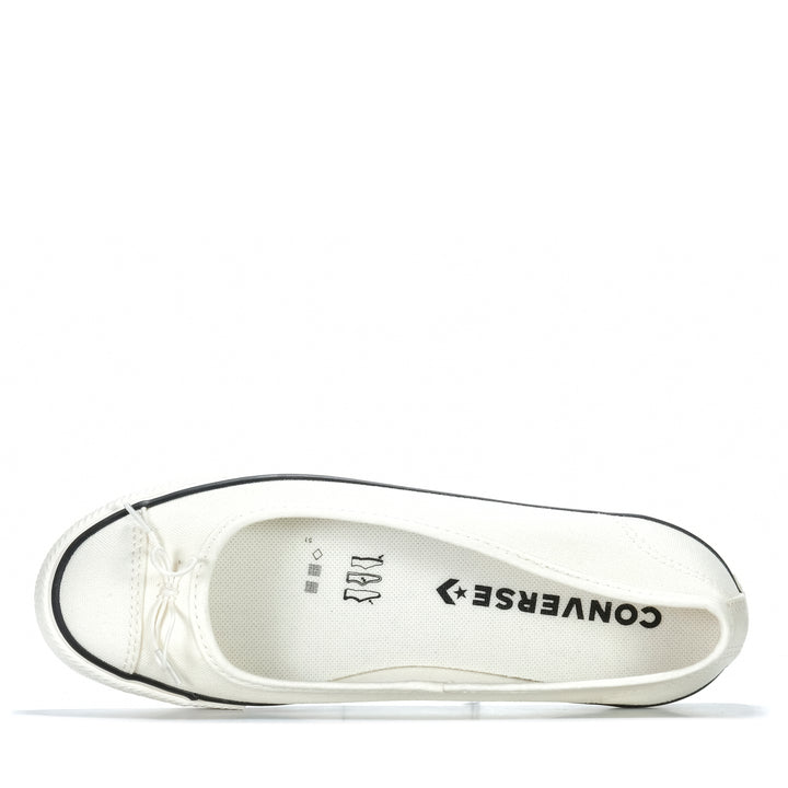 Converse Chuck Taylor Dainty Ballerina Slip Egret/Black Womens Sneakers