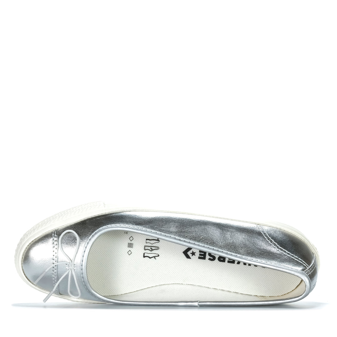 Converse Chuck Taylor Dainty Ballerina Slip Silver/Egret