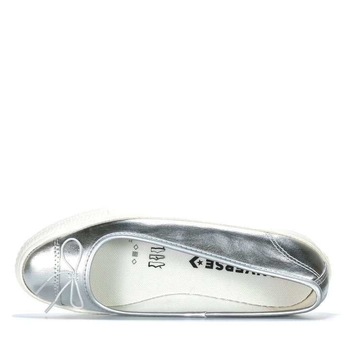 Converse Chuck Taylor Dainty Ballerina Slip Silver/Egret