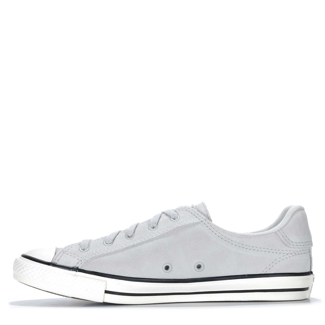 Converse Chuck Taylor Dainty Lucky Low Light Grey Womens Sneakers
