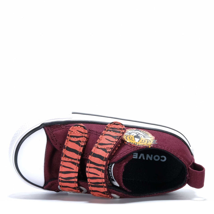 Converse Chuck Taylor Easy On Lions Low Deep Bordeaux Toddler Shoes