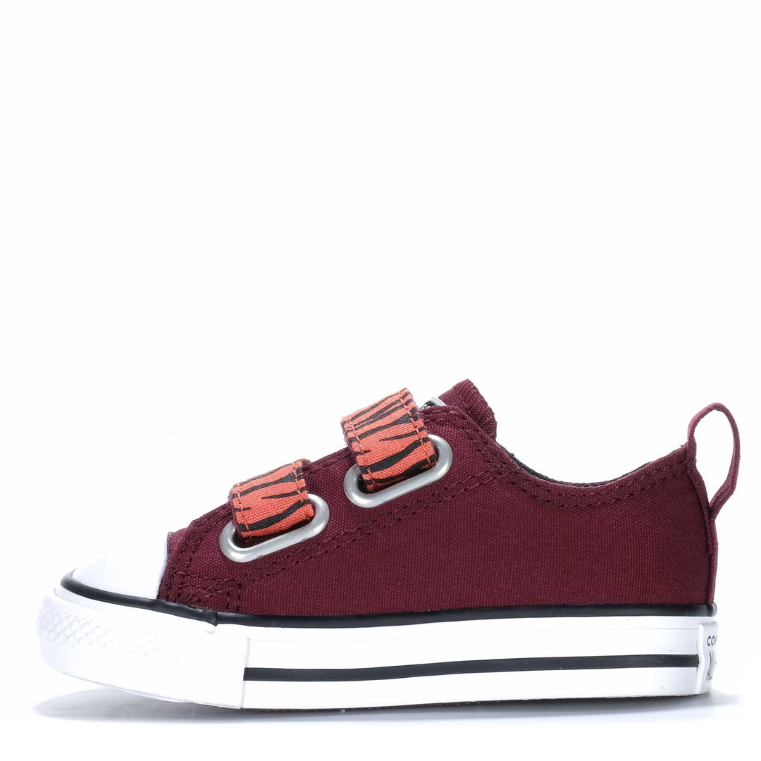 Converse Chuck Taylor Easy On Lions Low Deep Bordeaux Toddler Shoes