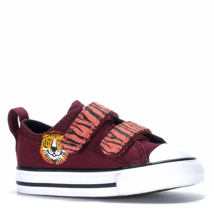 Converse Chuck Taylor Easy On Lions Low Deep Bordeaux Toddler Shoes