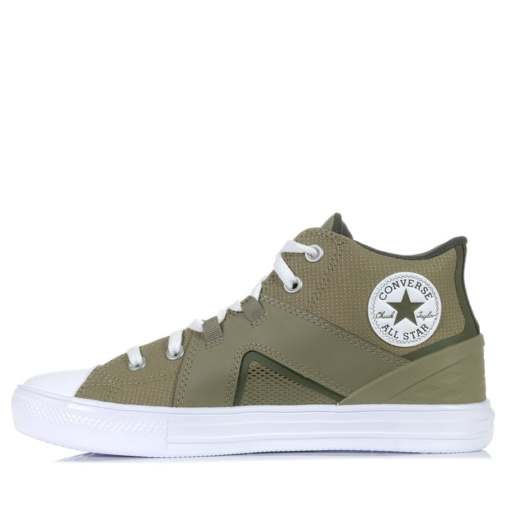 Converse Chuck Taylor Flux Ultra Mid Mossy Sloth, 10 US, 11 US, 12 US, 13 US, 8 US, 9 US, Converse, green, high-tops, mens, sneakers
