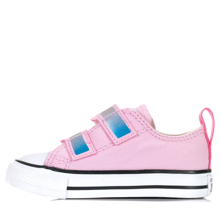 Converse Chuck Taylor Infant Electric Bolt Low Tongue Tied, 10 US, 5 US, 6 US, 7 US, 8 US, 9 US, Converse, kids, pink, shoes, toddler