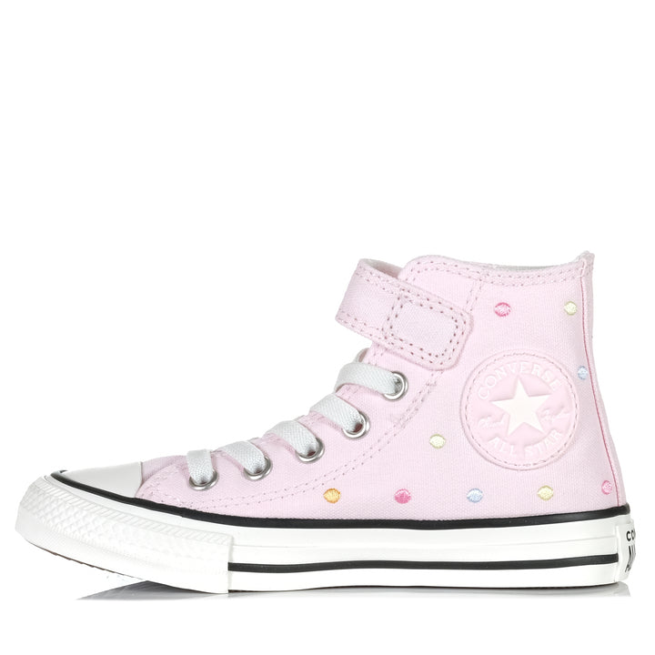 Converse Chuck Taylor Kids Polka Dot 1V Hi Sugar Berry