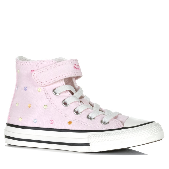 Converse Chuck Taylor Kids Polka Dot 1V Hi Sugar Berry