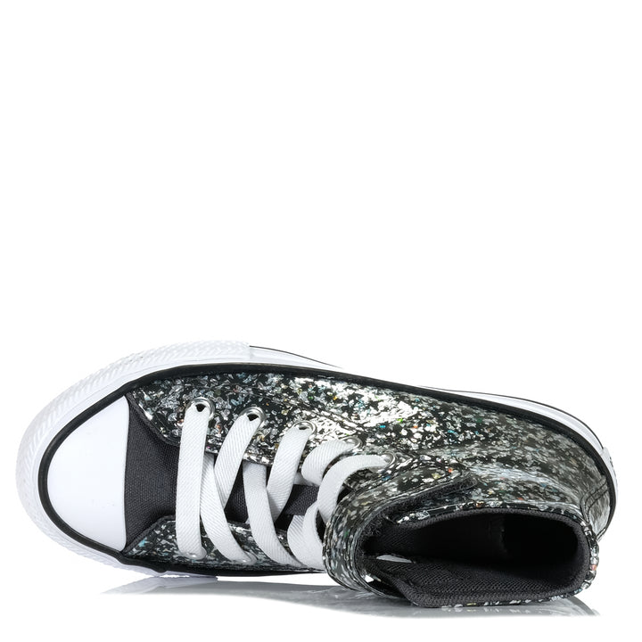 Converse Chuck Taylor Kids Shinefetti 1V Hi Dark Matter, Youth