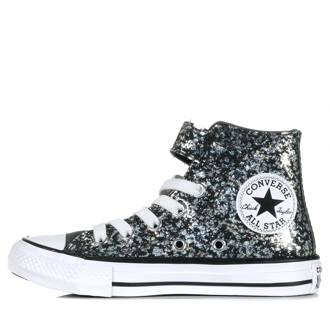 Converse Chuck Taylor Kids Shinefetti 1V Hi Dark Matter