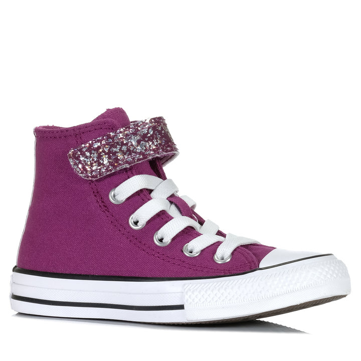 Converse Chuck Taylor Kids Shinefetti 1V Hi Quantum Violet, Youth