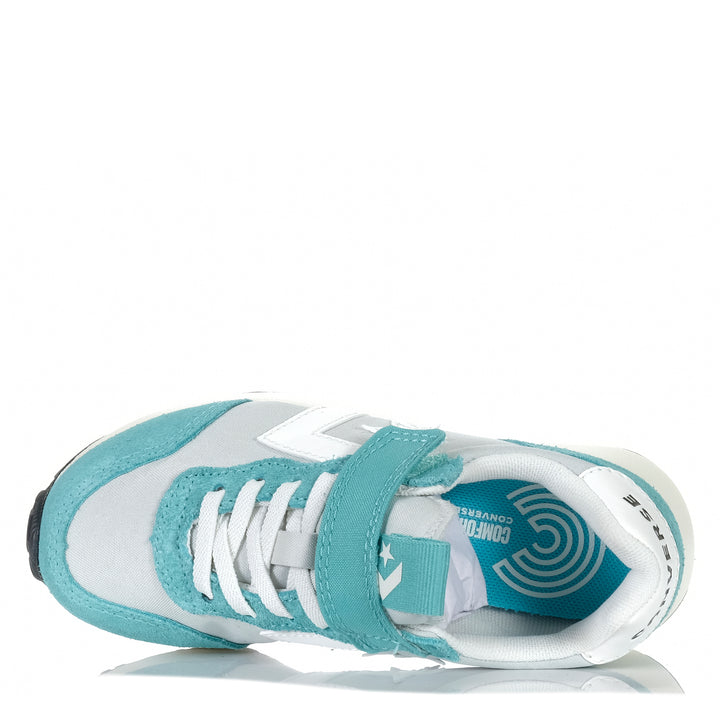 Converse Kid Omega Trainer Low Archive Sea Green/Rainshed Youth Shoes