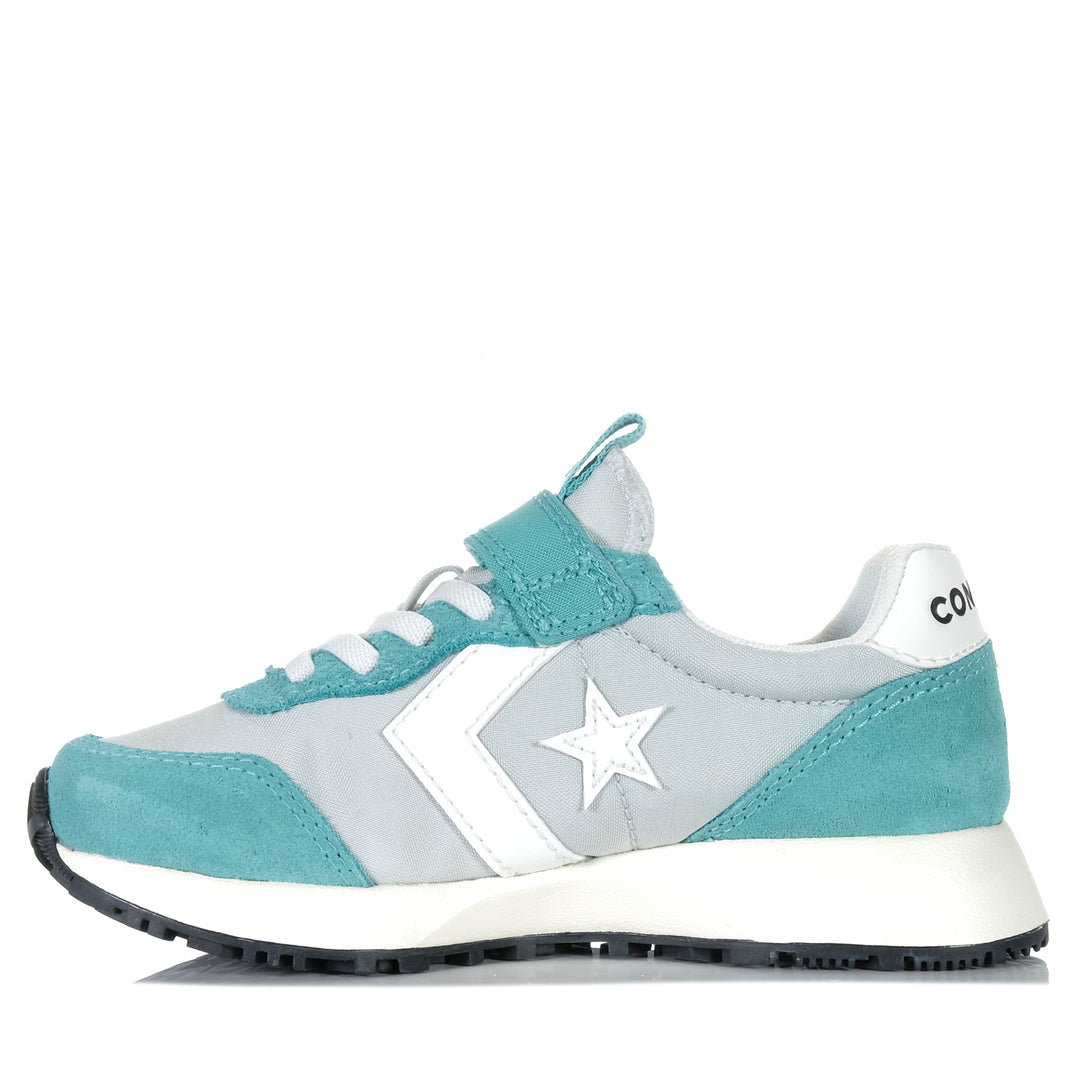 Converse Kid Omega Trainer Low Archive Sea Green/Rainshed Youth Shoes