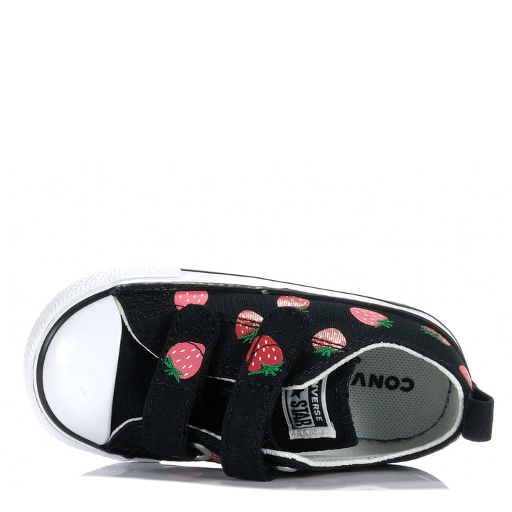Converse Toddler Chuck Taylor Strawberries 2V Low Black/Red