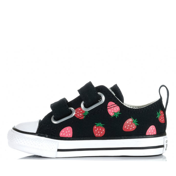 Converse Toddler Chuck Taylor Strawberries 2V Low Black/Red