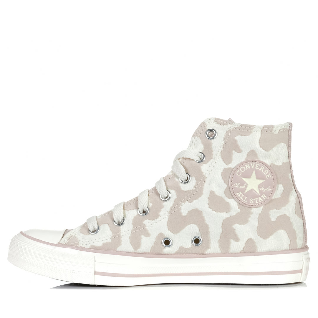 Converse Chuck Taylor Kids Lavish Leopard High Egret/Flush Stone, Youth