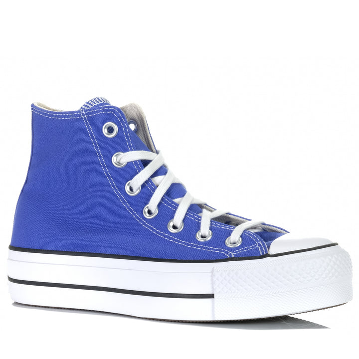 Converse Chuck Taylor Lift High Blue Flame, 10 US, 11 US, 6 US, 7 US, 8 US, 9 US, blue, Converse, hi-tops, sneakers, womens
