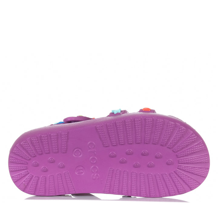 Crocs Classic Beaded Fisherman Kids Grapeberry