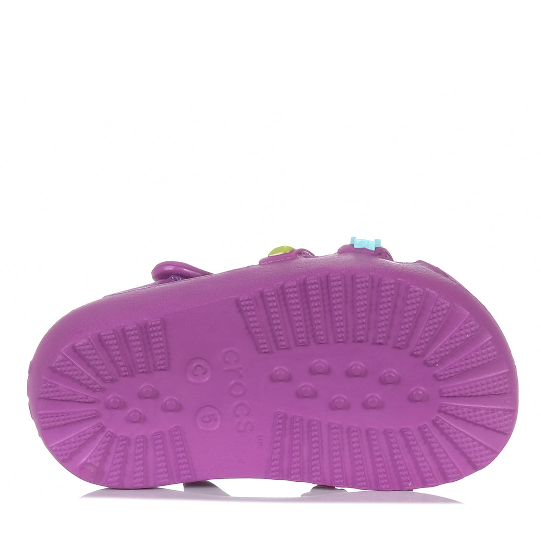 Crocs Classic Beaded Fisherman Toddlers Grapeberry