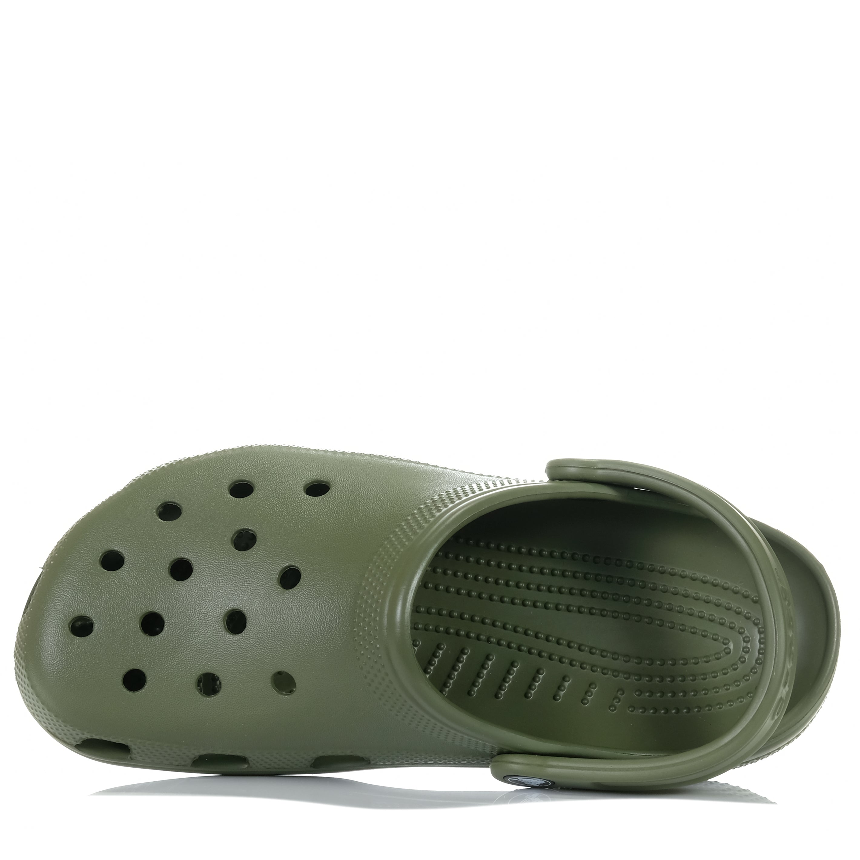 Mens army green online crocs