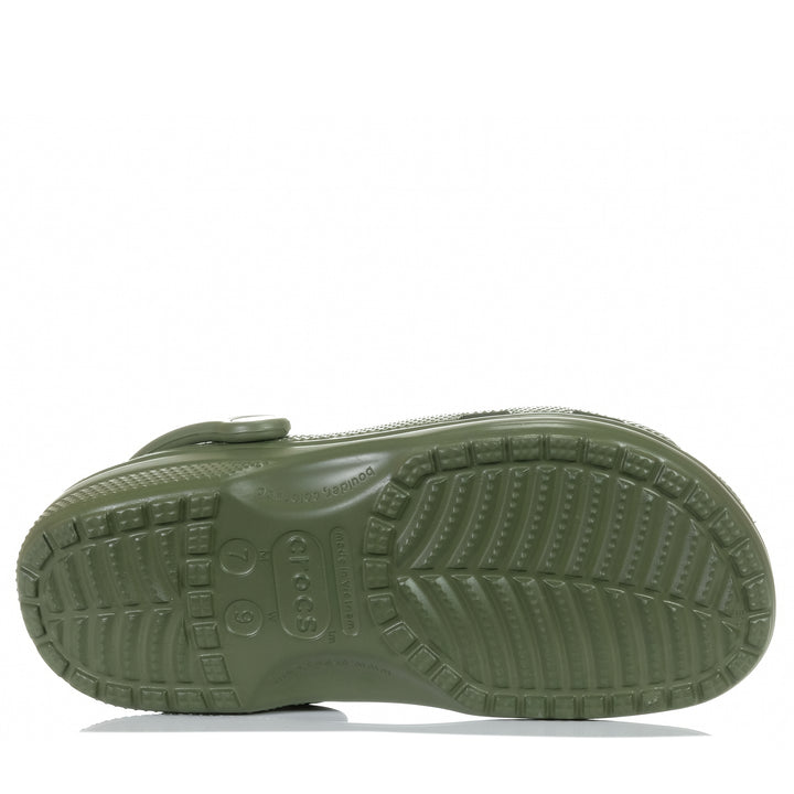 Crocs Classic Clog Mens Army Green, 10 US, 11 US, 12 US, 13 US, 7 US, 8 US, 9 US, Crocs, green, mens, sandals