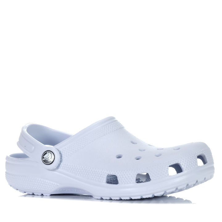 Crocs Classic Clog Womens Dreamscape, Womens, Crocs, flats, purple, sandals, wide, womens