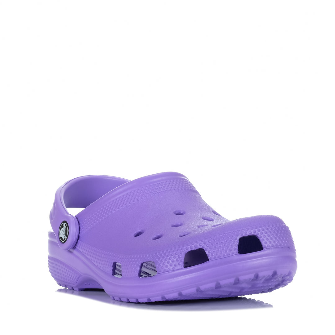 Crocs Classic Clog Womens Galaxy, Womens, Crocs, flats, purple, sandals, wide, womens