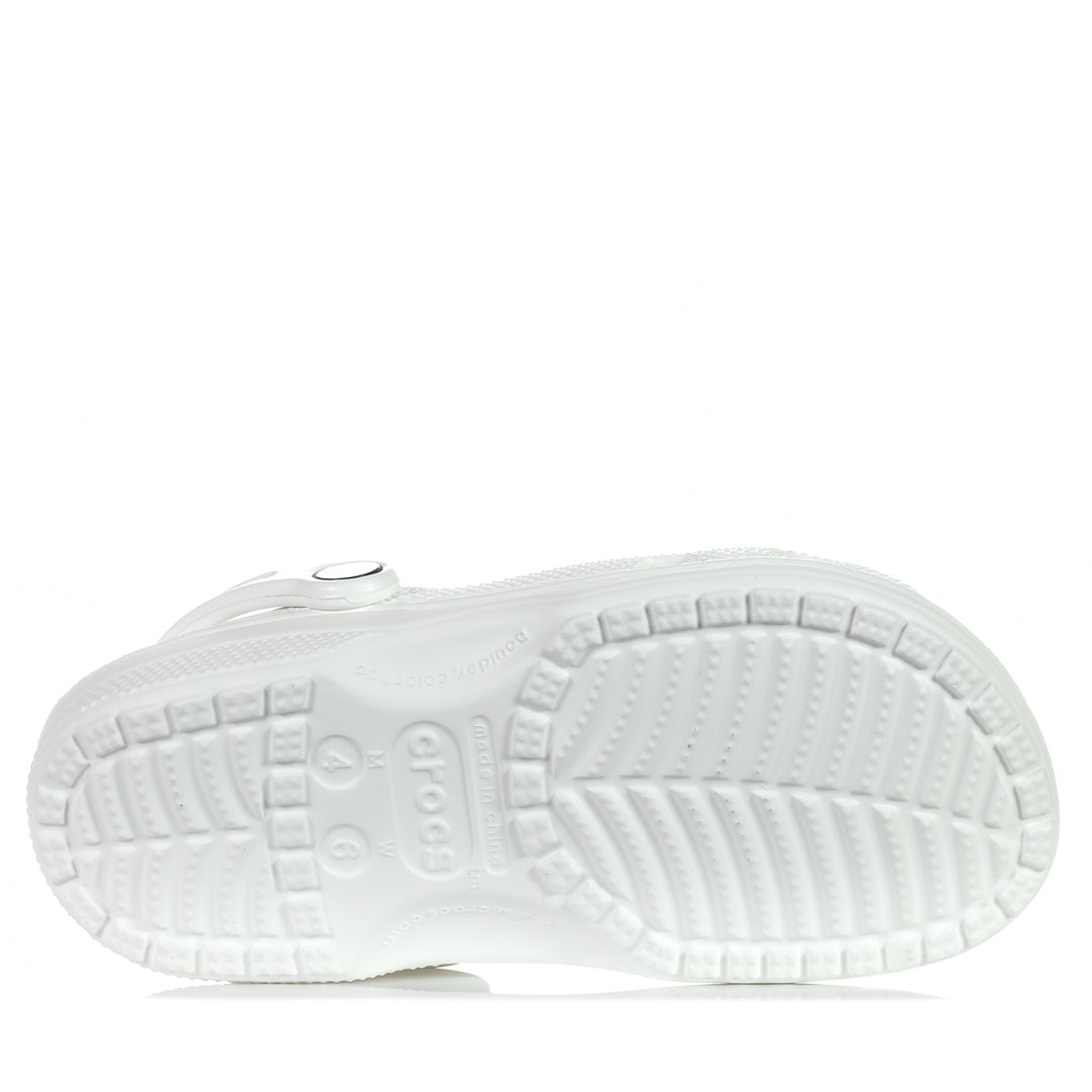 Crocs Classic Clog Womens White, 10 US, 11 US, 6 US, 7 US, 8 US, 9 US, Crocs, flats, sandals, white, womens
