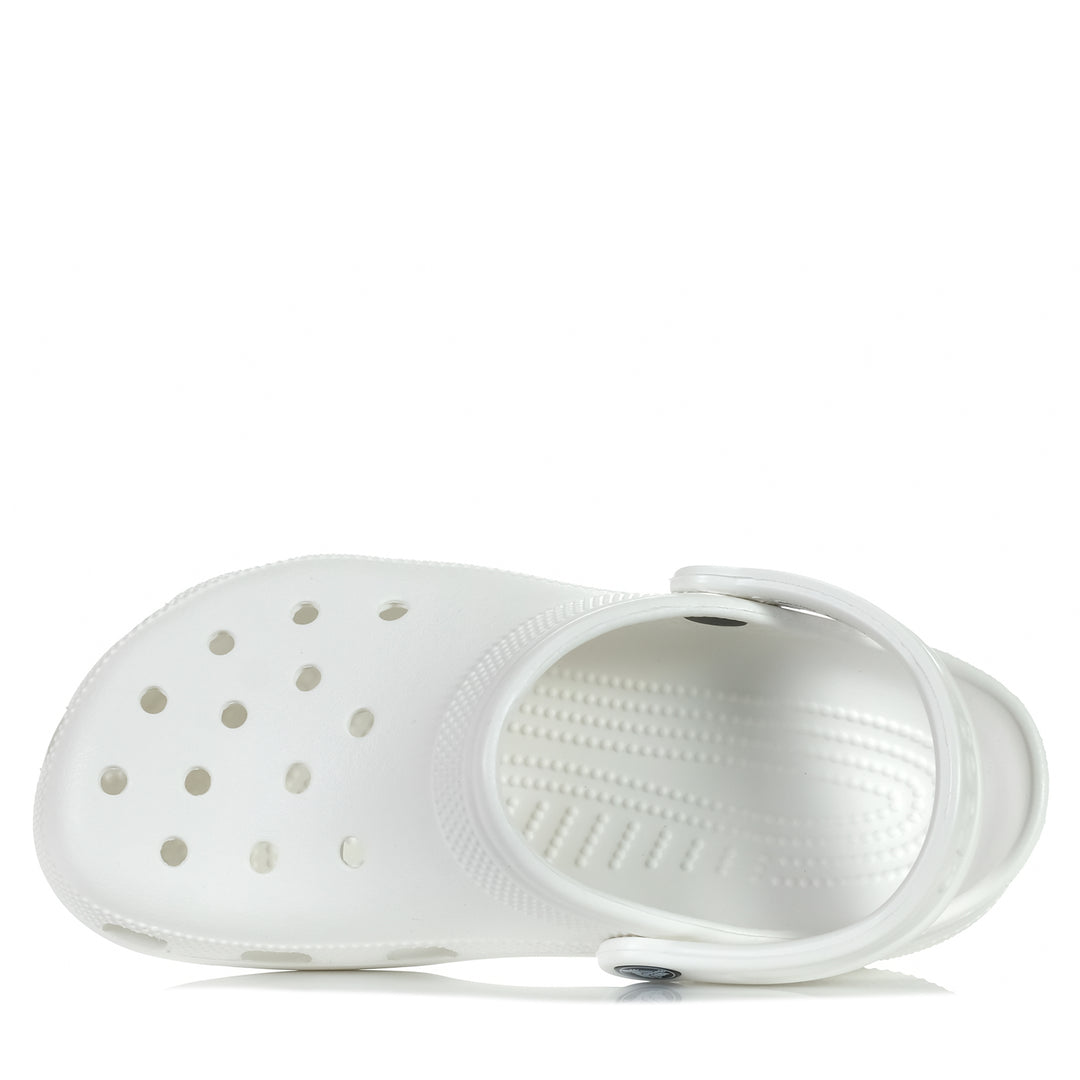 Crocs Classic Clog Womens White, 10 US, 11 US, 6 US, 7 US, 8 US, 9 US, Crocs, flats, sandals, white, womens