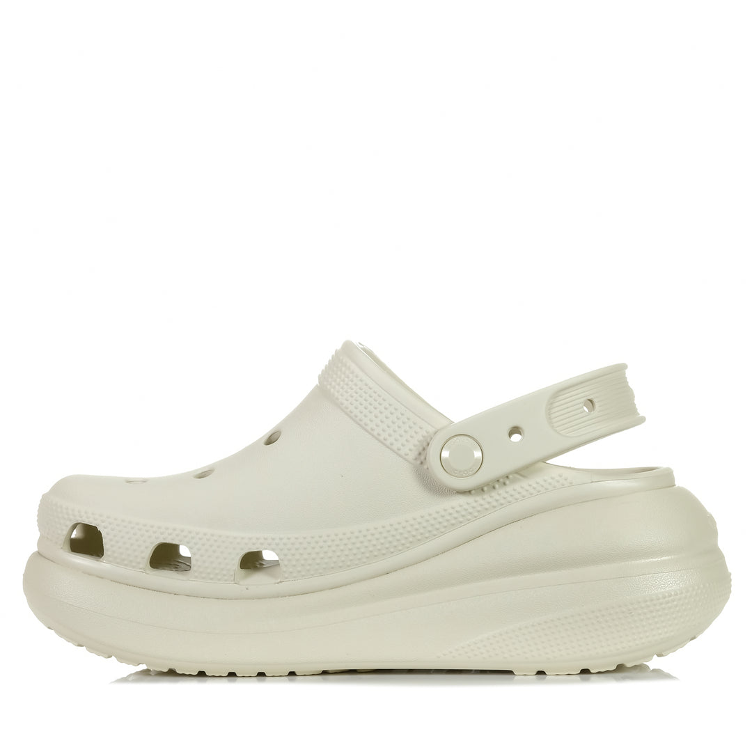 Crocs Classic Crush Clog Bone, Womens