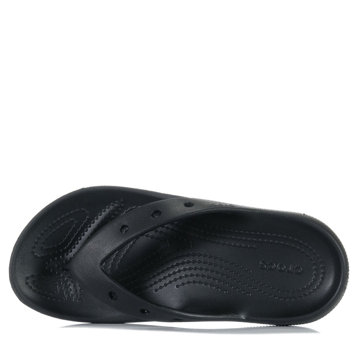 Crocs Classic Flip V2 Black, 10 W / 8 M US, 11 W / 9 M US, 12 W / 10 M US, 13 W / 11 M US, 14 W / 12 M US, 15 W / 13 M US, 6 W / 4 M US, 7 W / 5 M US, 8 W / 6 M US, 9 W / 7 M US, black, Crocs, flats, mens, sandals, unisex, wide, womens