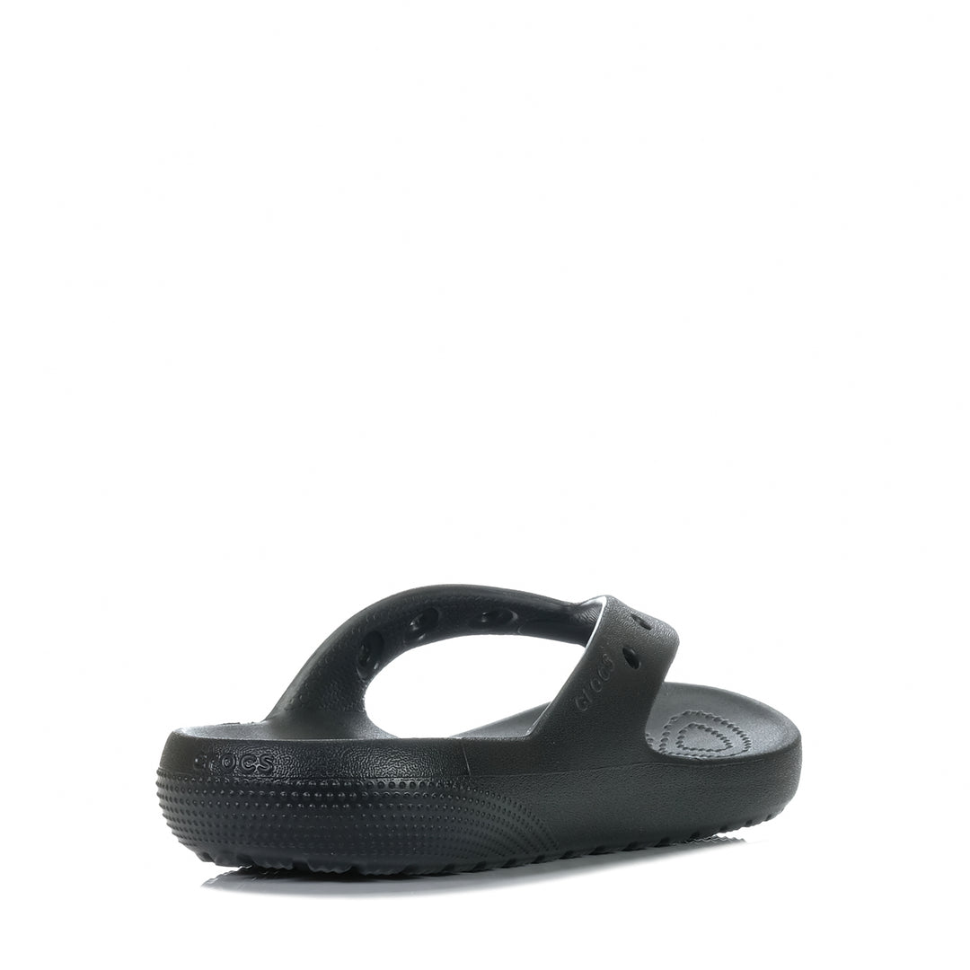 Crocs Classic Flip V2 Black, 10 W / 8 M US, 11 W / 9 M US, 12 W / 10 M US, 13 W / 11 M US, 14 W / 12 M US, 15 W / 13 M US, 6 W / 4 M US, 7 W / 5 M US, 8 W / 6 M US, 9 W / 7 M US, black, Crocs, flats, mens, sandals, unisex, wide, womens