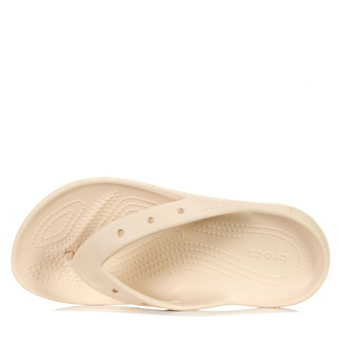 Crocs Classic Flip V2 Shitake, Womens, Crocs, flats, sandals, taupe, wide, womens