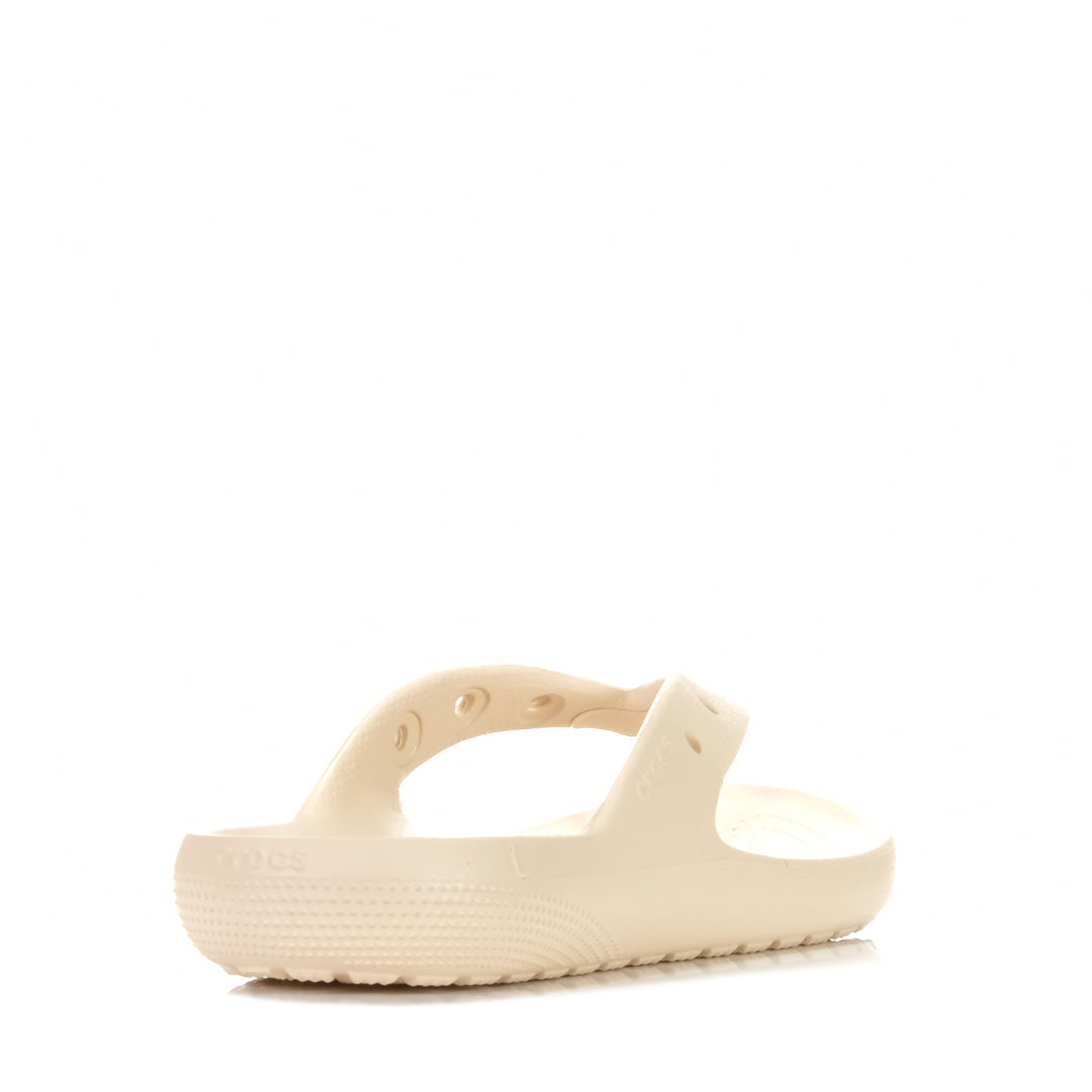 Crocs Classic Flip V2 Shitake, Womens, Crocs, flats, sandals, taupe, wide, womens