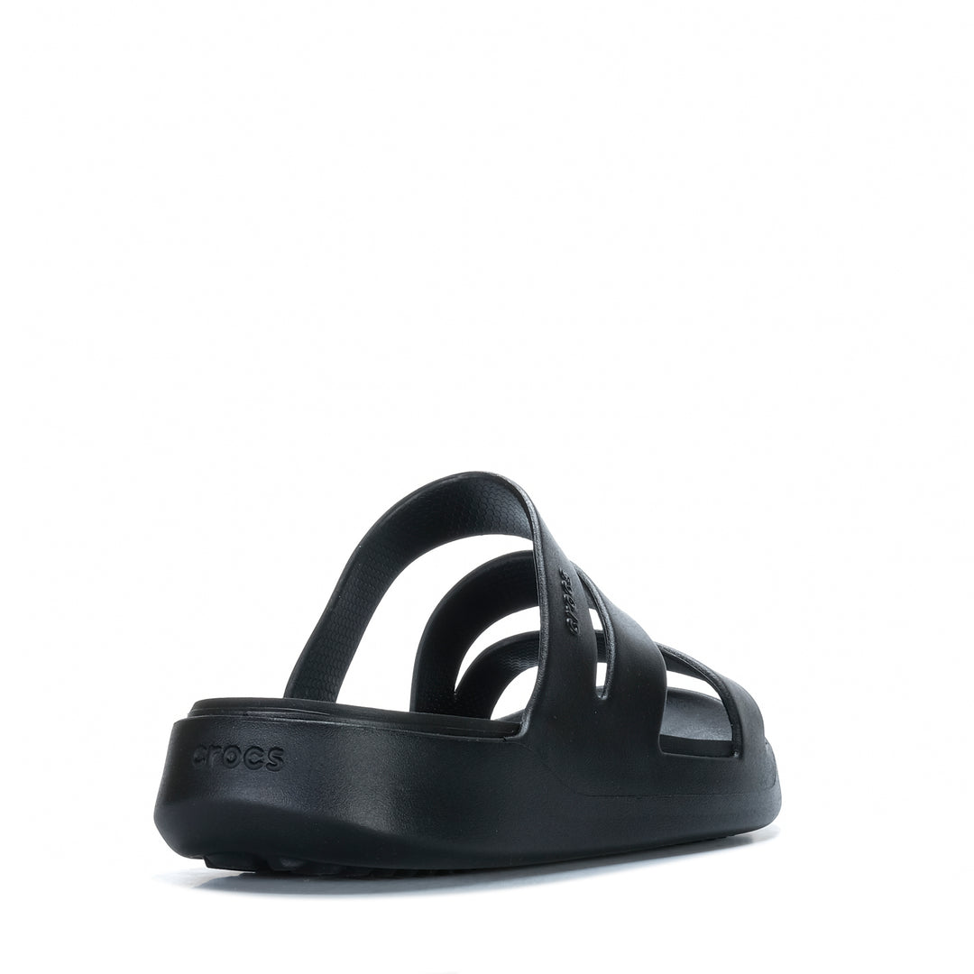 Crocs Getaway Strappy Black Womens Sandals