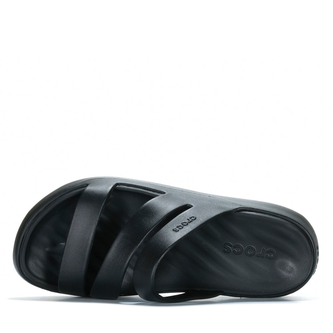 Crocs Getaway Strappy Black Womens Sandals