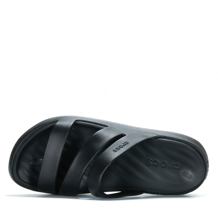 Crocs Getaway Strappy Black Womens Sandals