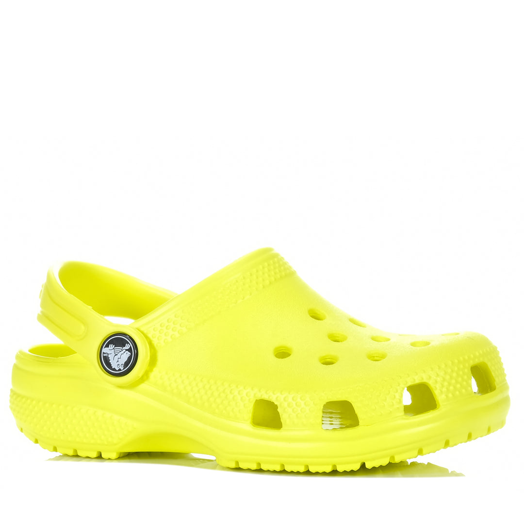 Crocs Kids Classic Clog Acidity, 1 US, 11 US, 12 US, 13 US, 2 US, 3 US, 4 US, 5 US, 6 US, Crocs, kids, sandals, yellow, youth