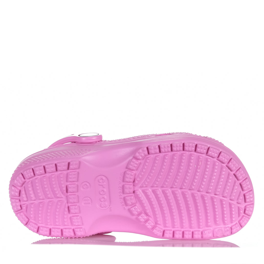 Crocs Kids Classic Clog Taffy Pink Youth Sandals