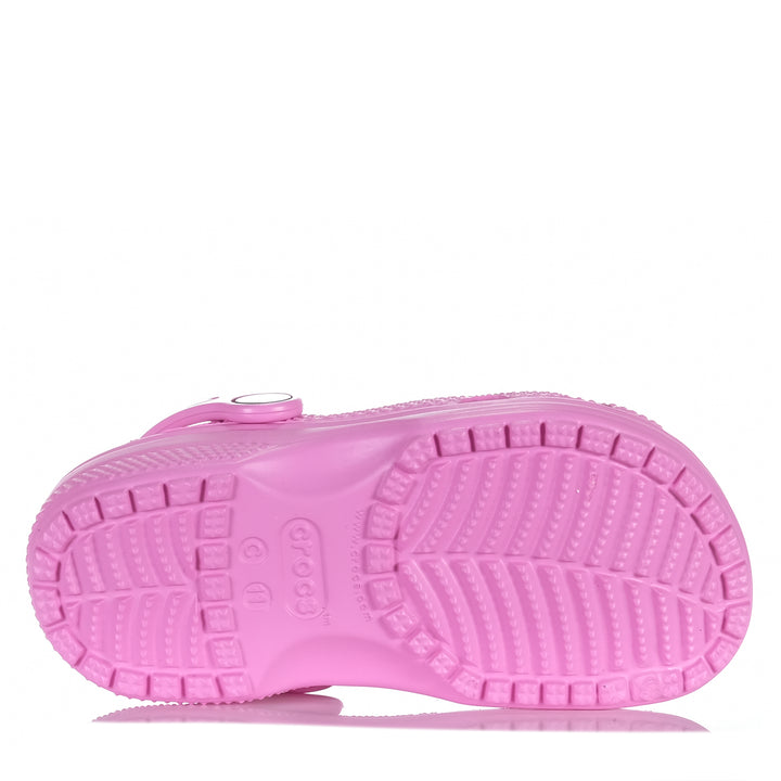 Crocs Kids Classic Clog Taffy Pink Youth Sandals