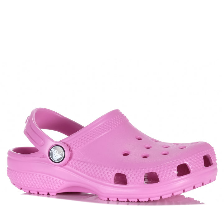 Crocs Kids Classic Clog Taffy Pink Youth Sandals