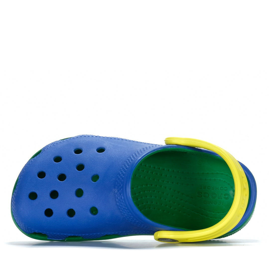 Crocs Kids Classic Retro Sport Clog Blue Bolt