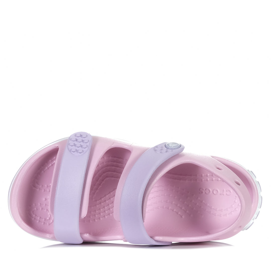 Crocs Kids Crocband Cruiser Sandal Ballerina/Lavender, Youth, crocs, kids, pink, sandals, youth