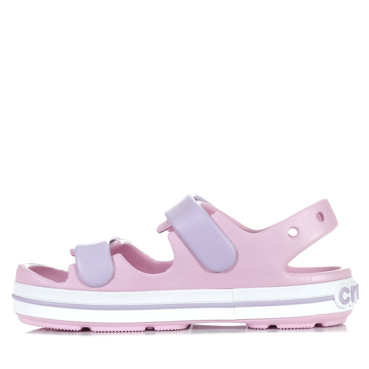 Crocs Kids Crocband Cruiser Sandal Ballerina/Lavender, Youth, crocs, kids, pink, sandals, youth