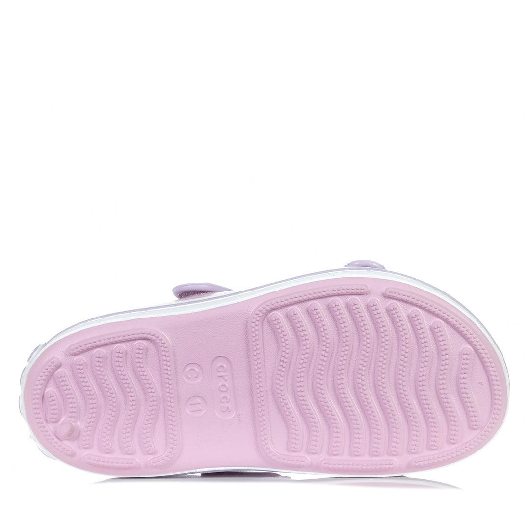 Crocs Kids Crocband Cruiser Sandal Ballerina/Lavender, Youth, crocs, kids, pink, sandals, youth