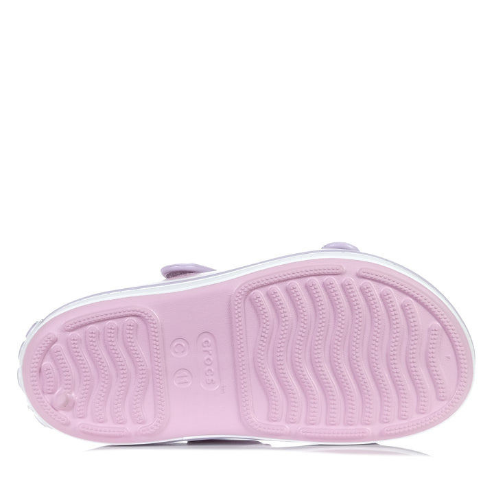 Crocs Kids Crocband Cruiser Sandal Ballerina/Lavender, Youth