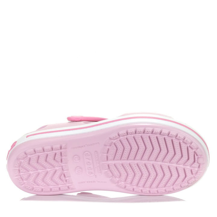 Crocs Kids Crocband Sandal Ballerina Pink, 1 US, 10 US, 11 US, 12 US, 13 US, 2 US, 3 US, Crocs, kids, pink, sandals, youth