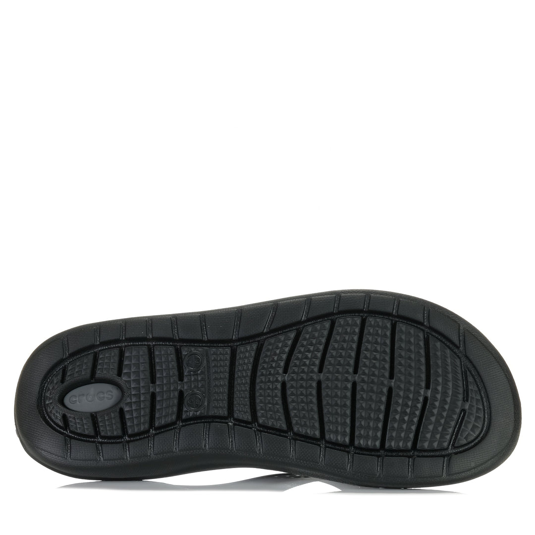 Crocs LiteRide Flip Black/Slate Grey, 10 us, 11 us, 12 us, 13 us, 7 us, 8 us, 9 us, black, crocs, mens, sandals