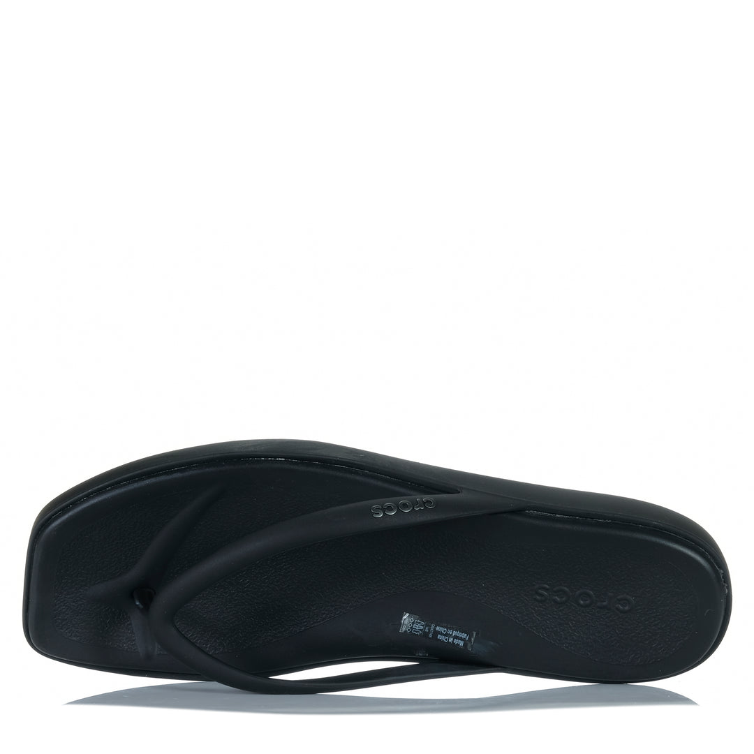 Crocs Miami Flip Black Womens Sandals
